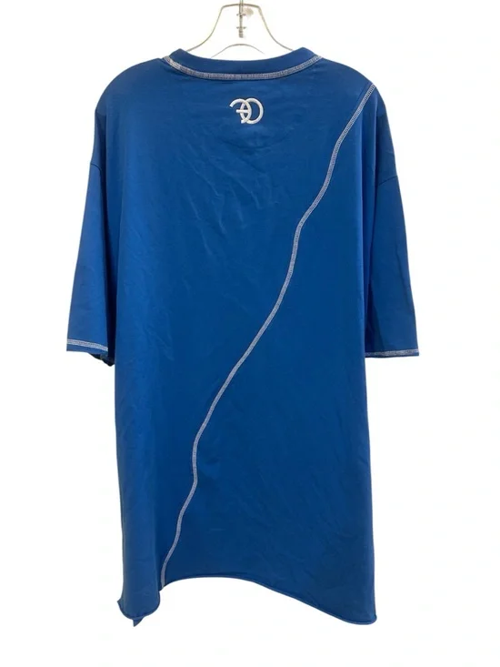 Frost Origs by Marqeis Jovan Blue Graphic Tee - 'Love Will Tear Us Apart' SZ 5XB - Picture 4 of 15